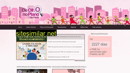 deolhonoplano.org.br alternative sites