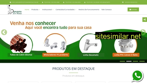 depositosantarosa.com.br alternative sites
