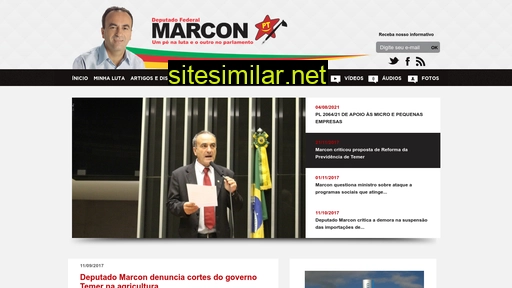 deputadomarcon.com.br alternative sites