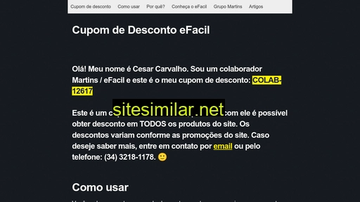 descontoefacil.com.br alternative sites