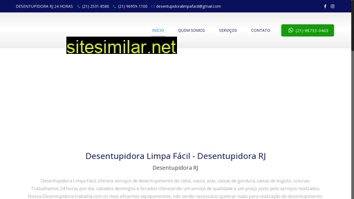 desentupidoralimpafacil.com.br alternative sites