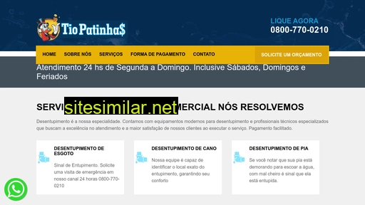 desentupidoratiopatinhas.com.br alternative sites