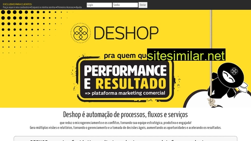 deshop.com.br alternative sites