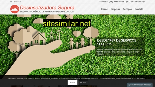 desinsetizadorasegura.com.br alternative sites