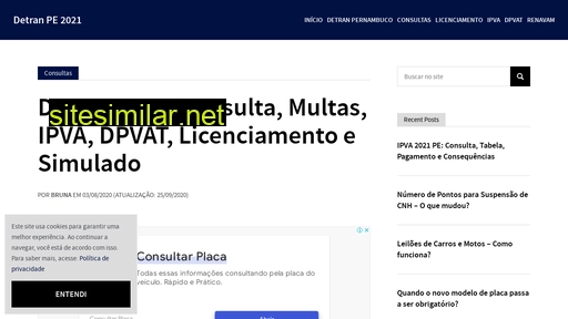 detranpe2021.com.br alternative sites