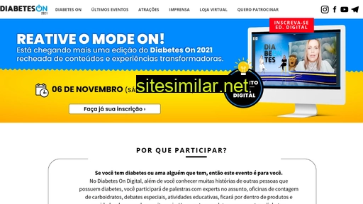 diabeteson.com.br alternative sites