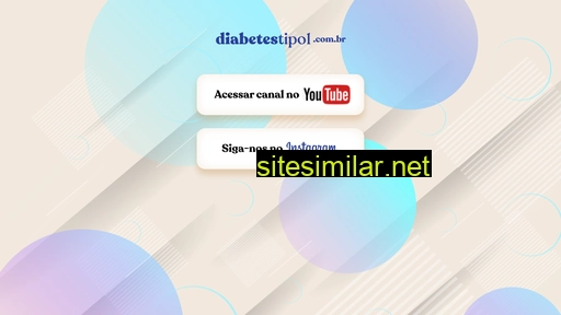 diabetestipo1.com.br alternative sites