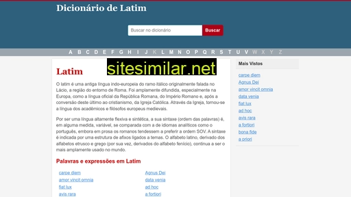 dicionariodelatim.com.br alternative sites