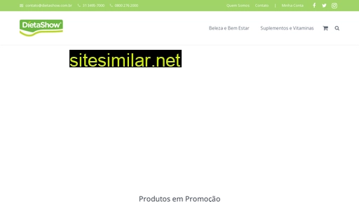 dietashow.com.br alternative sites