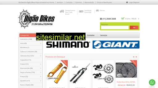 digaobikes.com.br alternative sites