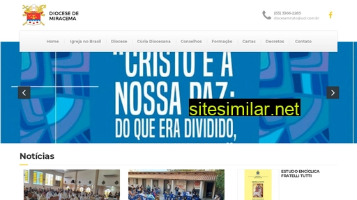 diocesedemiracemato.org.br alternative sites