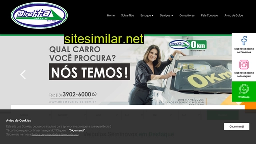 direttaveiculos.com.br alternative sites