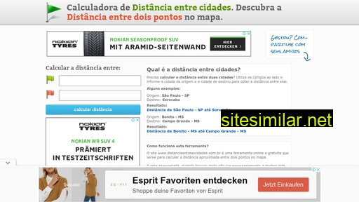 distanciaentreascidades.com.br alternative sites