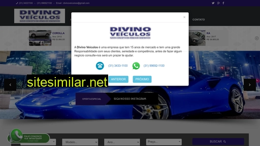 divinoveiculos.com.br alternative sites