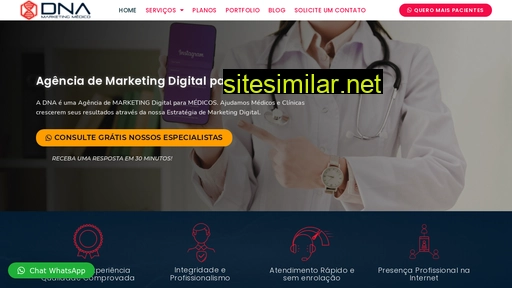 dnamarketingmedico.com.br alternative sites