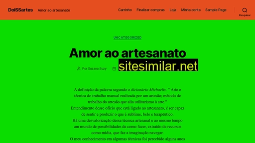 doissartes.com.br alternative sites