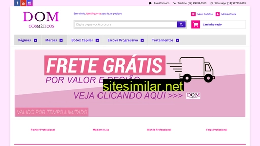 domcosmeticos.com.br alternative sites