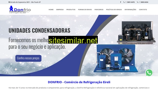 donfriorefrigeracao.com.br alternative sites