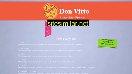 donvittopizzaria.com.br alternative sites