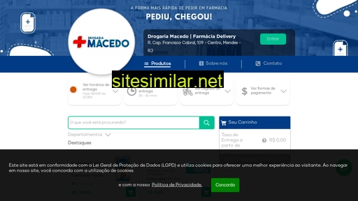 drogariamacedomendes.com.br alternative sites