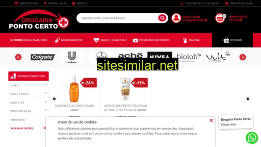 drogariapontocerto.com.br alternative sites