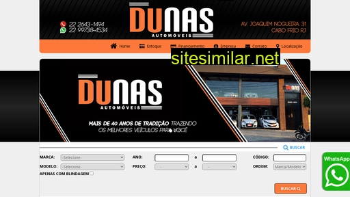 dunasautomoveis.com.br alternative sites
