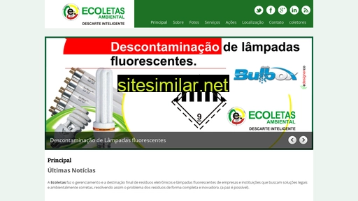 ecoletas.com.br alternative sites