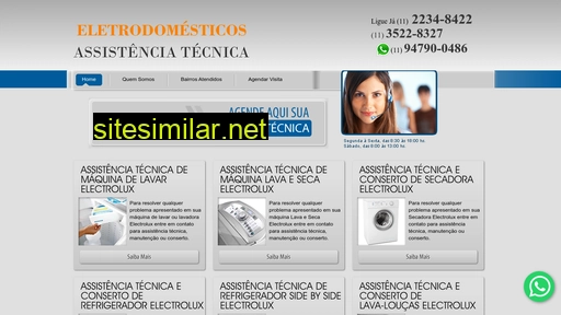 electroluxassistencia.com.br alternative sites