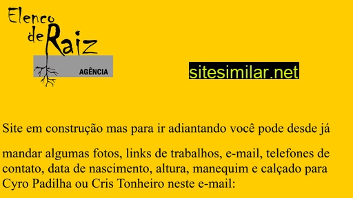 elencoderaiz.com.br alternative sites