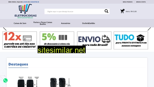 eletrocoisas.com.br alternative sites