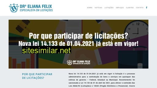 elianafelixlicitacoes.com.br alternative sites