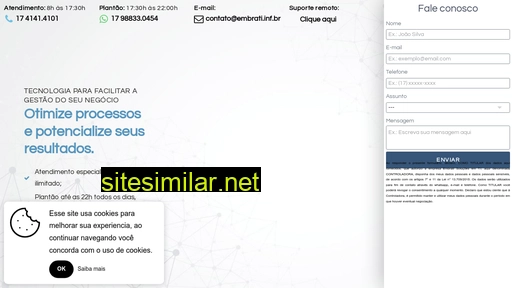 embrati.inf.br alternative sites