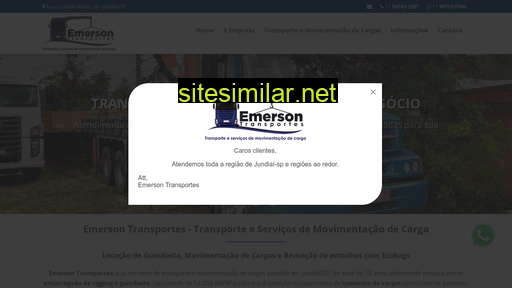 emersontransportes.com.br alternative sites