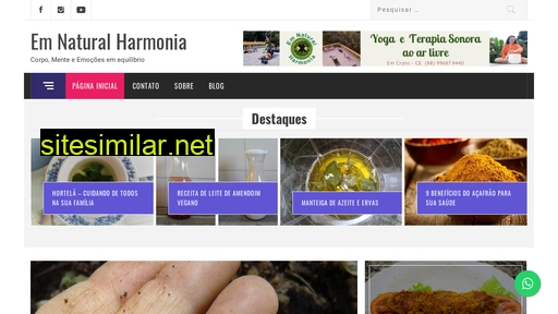emnaturalharmonia.com.br alternative sites
