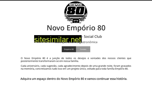 emporio80.com.br alternative sites