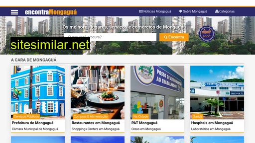 encontramongagua.com.br alternative sites