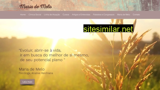 en.mariademelo.com.br alternative sites