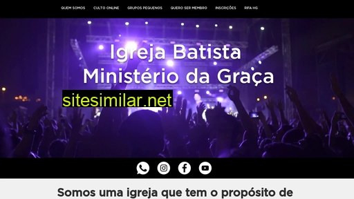 en.ministeriodagraca.com.br alternative sites