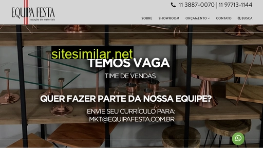 equipafesta.com.br alternative sites
