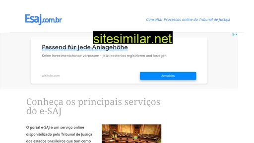 esaj.com.br alternative sites