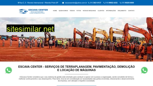 escavacenter.com.br alternative sites