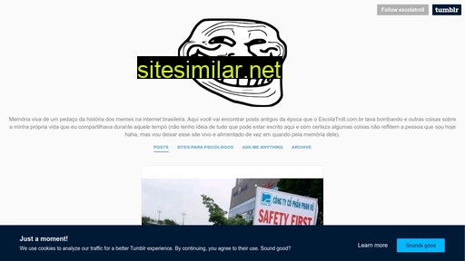 escolatroll.com.br alternative sites