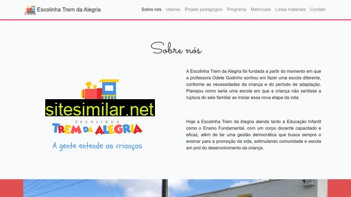 escolinhatremdaalegria.com.br alternative sites