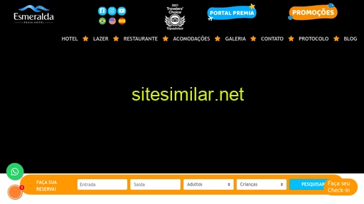 esmeraldapraiahotel.com.br alternative sites