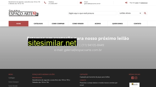 espacoarteleiloes.com.br alternative sites