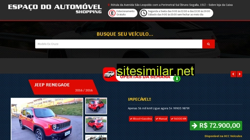 espacodoautomovelcaxias.com.br alternative sites