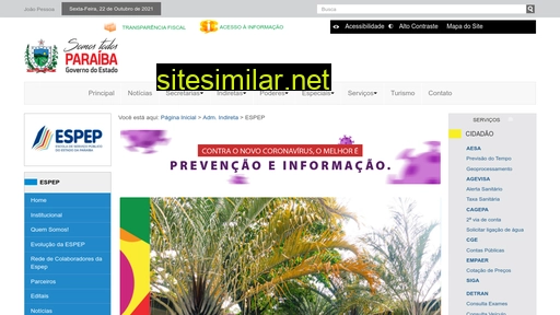 espep.pb.gov.br alternative sites