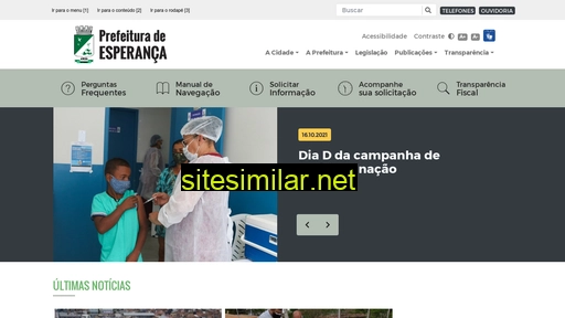 esperanca.pb.gov.br alternative sites