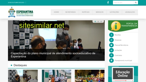 esperantina.pi.gov.br alternative sites