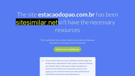 estacaodopao.com.br alternative sites